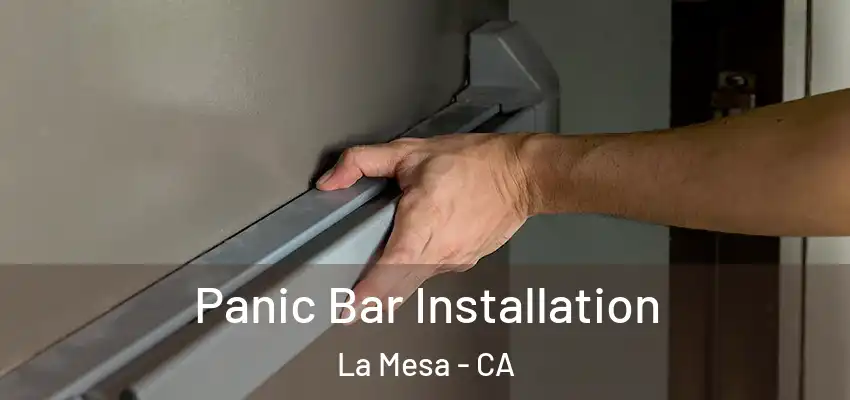  Panic Bar Installation La Mesa - CA